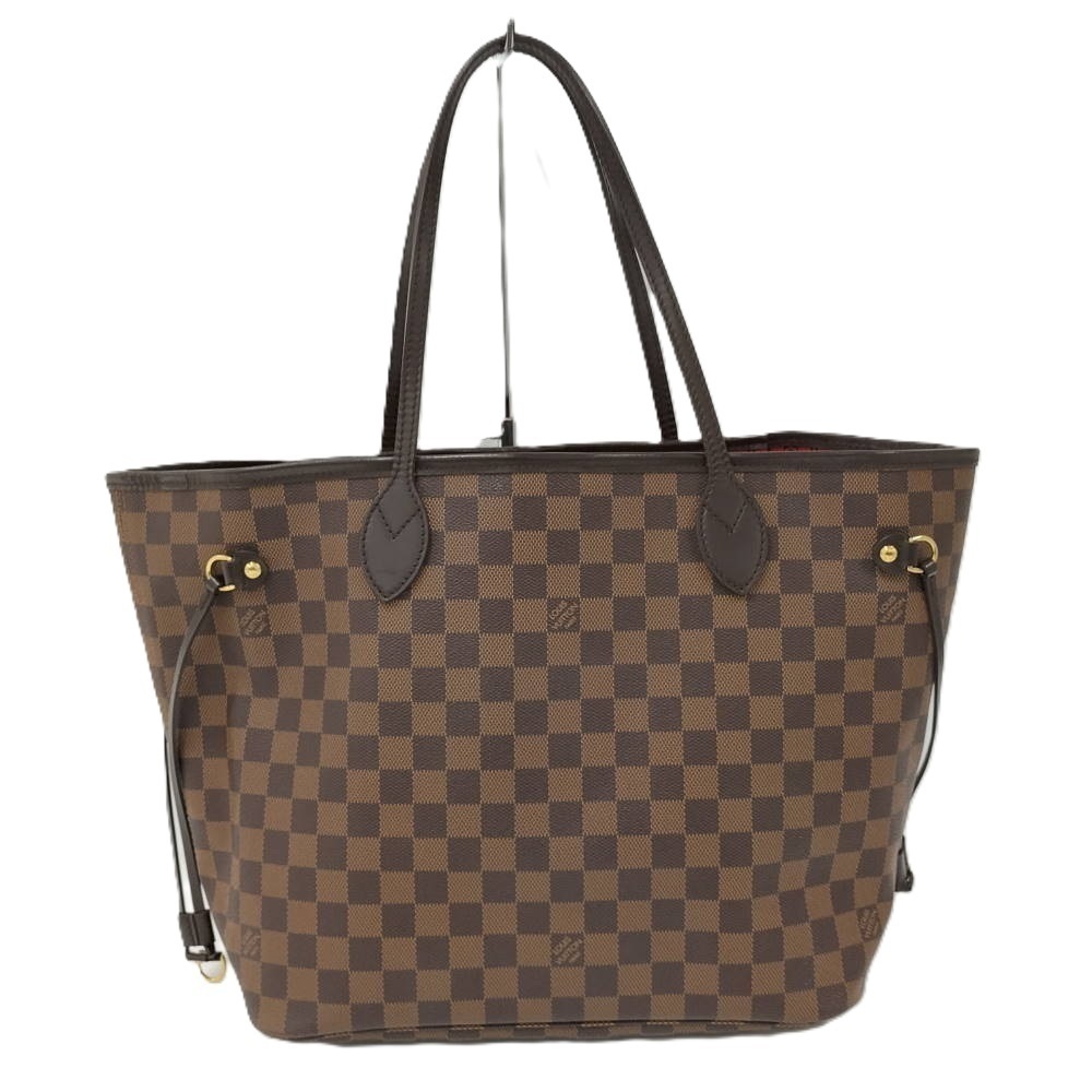Louis Vuitton Brown Tote Neverfull Ebene Damier Bag Brown